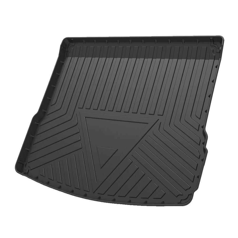 Forro de carga Macan para Porsche Macan 2015-2020 2021 Bandeja de forro de maletero de goma resistente alfombra trasera impermeable protectora de piso color negro