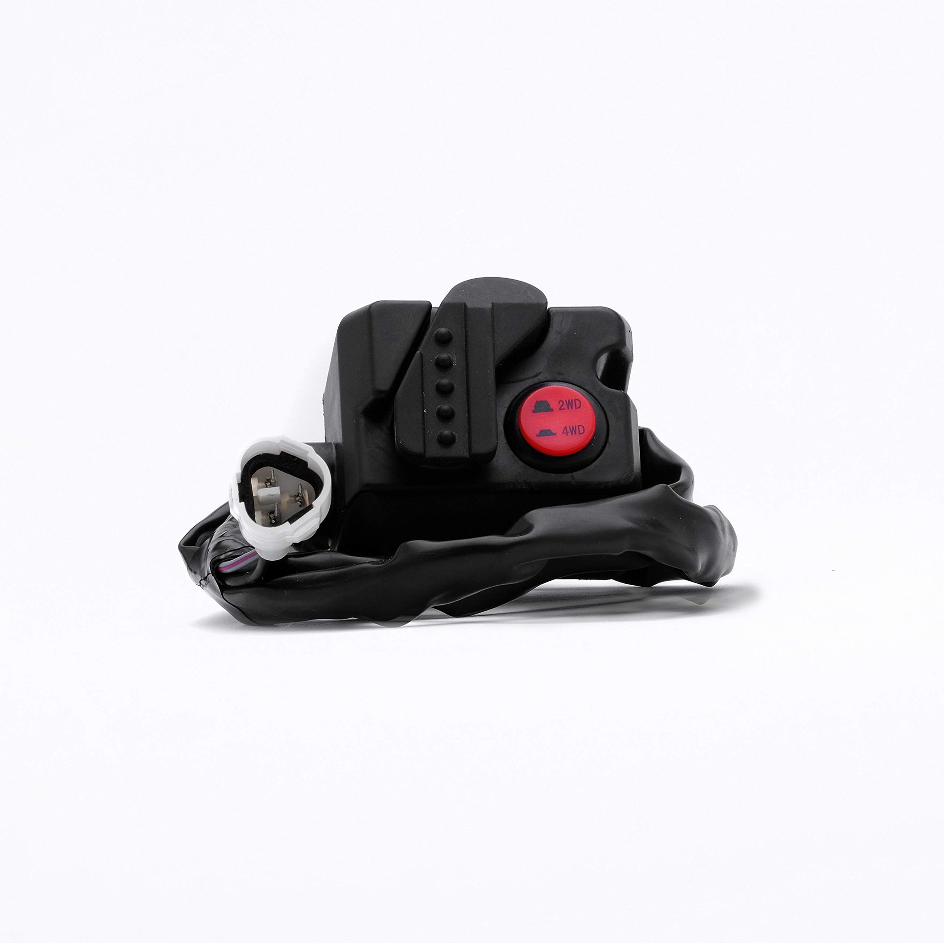 Interruptor de botón de tracción en las cuatro ruedas compatible con Yamaha 2012 y posteriores Grizzly 550/700 y 2016 y posteriores Kodiak 700 - Pieza # 1HP-83976-09-00