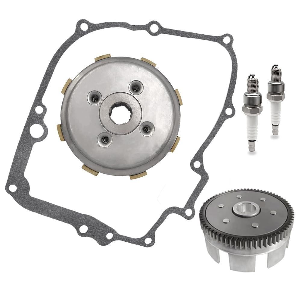 Kit de Embrague y Junta de Cubierta de Embrague Compatible con Honda Rebel 250 CMX250 CMX250C 1985-2016 Nighthawk 250 CB250 1991-2008