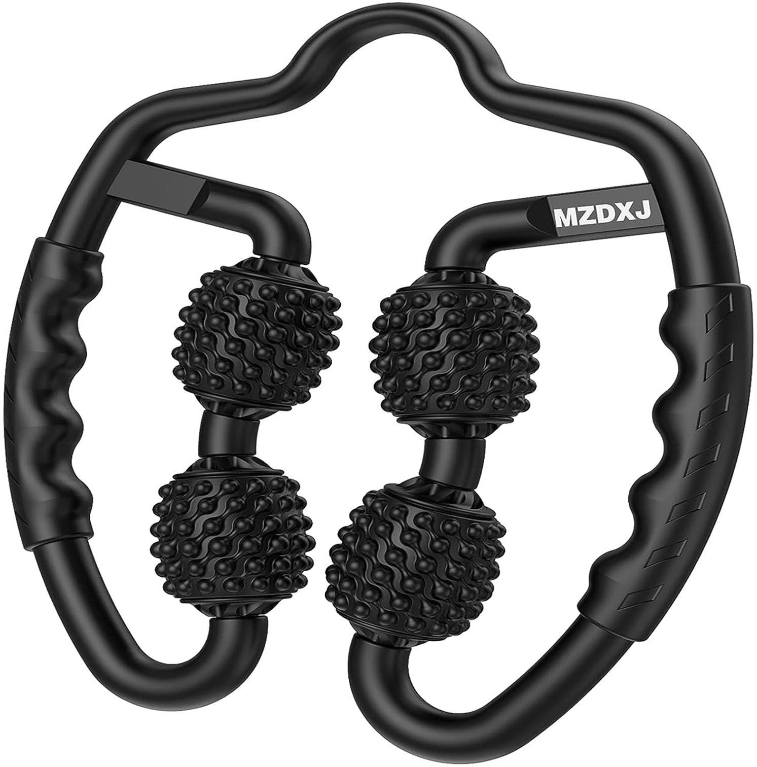 Rodillo Muscular, Rodillo de Puntos Gatillo para Pantorrillas, Piernas, Brazos, Codo de Tenista y Codo de Golfista, Herramienta de Masaje Profundo de Espuma para Aliviar Dolores Musculares, Rigidez y Músculos Tensos (Negro)