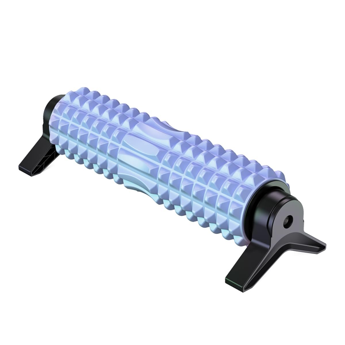 Nuevo Rodillo de Espuma con Soporte Actualizado, 21 Pulgadas Masajeador Muscular Firme para Dolor de Espalda y Piernas Doloridas (Azul)
