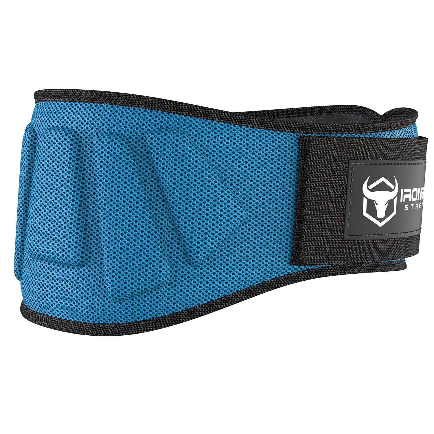 Cinturón de Levantamiento de Pesas para Hombres y Mujeres - Soporte Lumbar de 6 Pulgadas con Autobloqueo para Levantamiento de Pesas, Fitness, Entrenamiento de Fuerza y Powerlifting (XX-Grande, Azul)