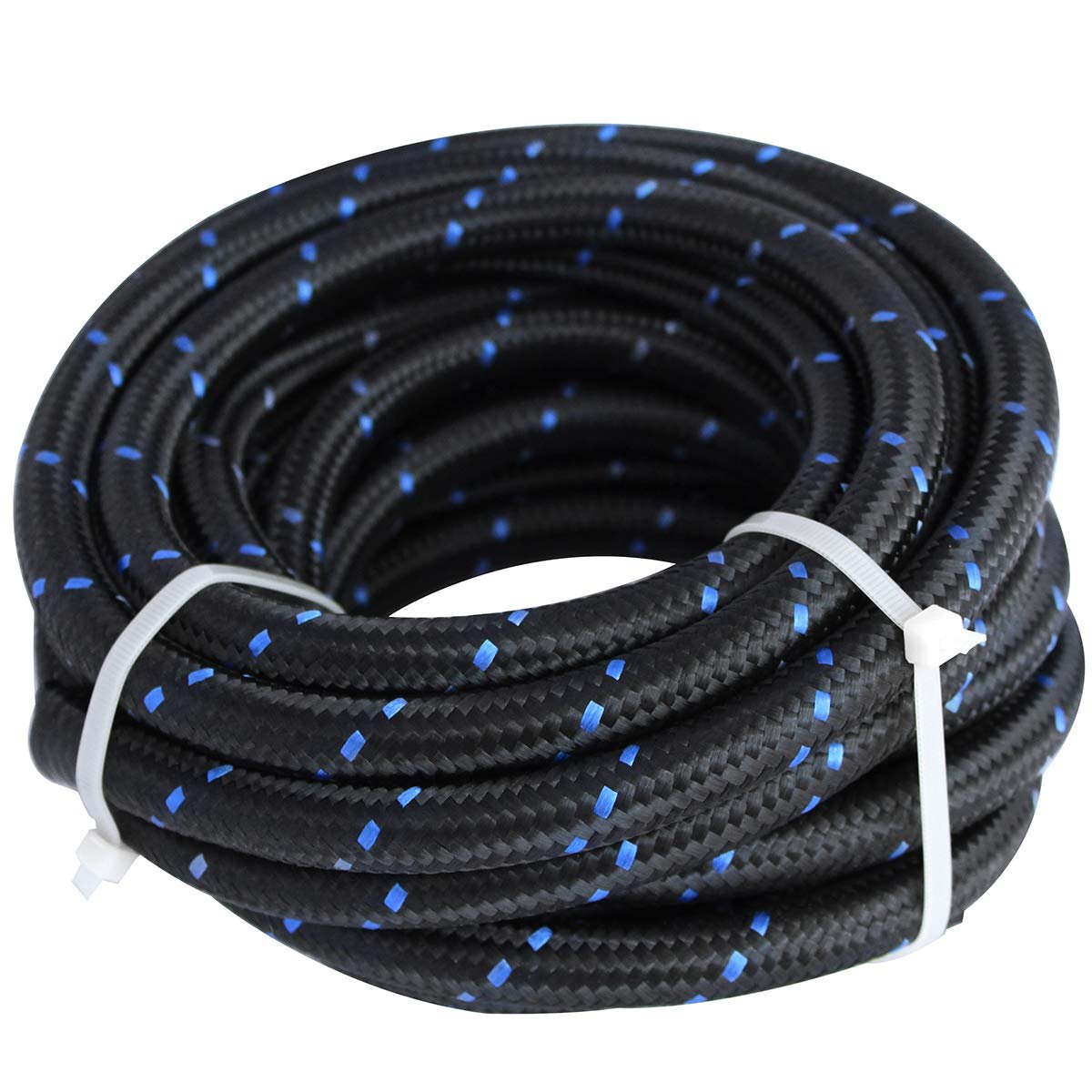 Manguera de Combustible de Acero Inoxidable Trenzado de Nylon 6AN AN6 3/8" de 20 pies