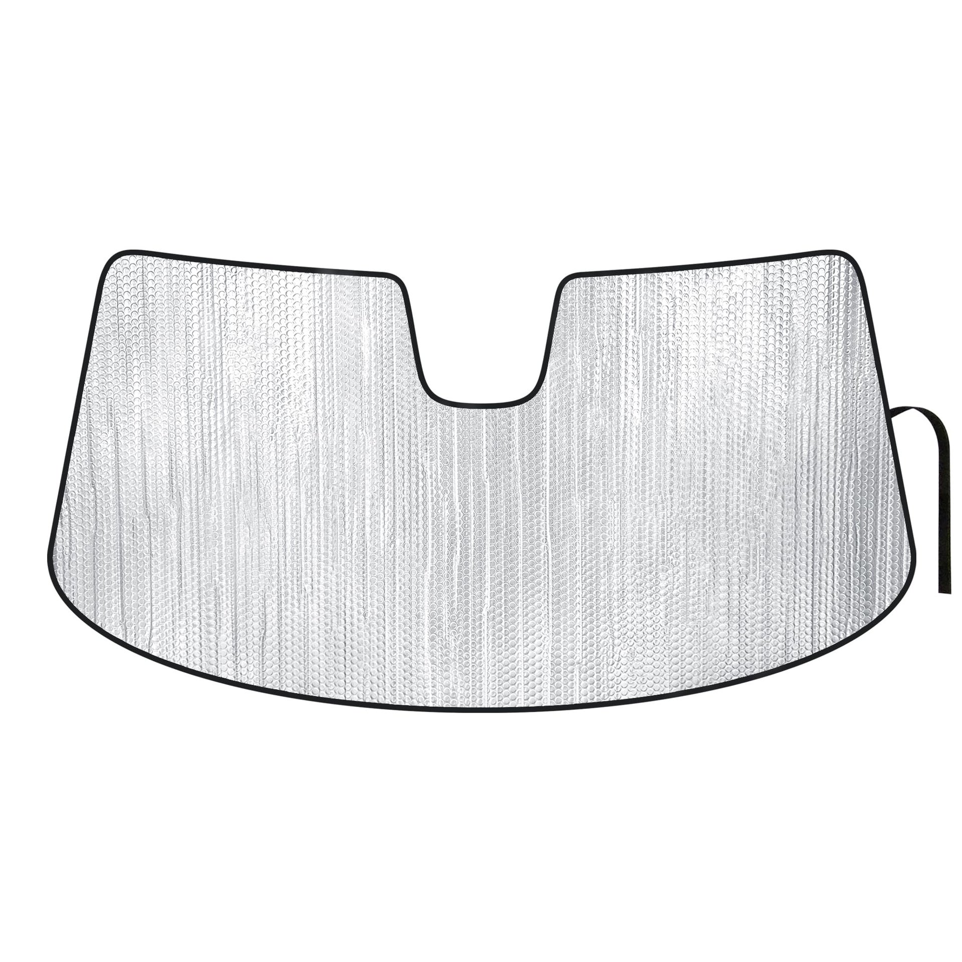 YelloPro Protector Solar Frontal Reflectante Personalizado para Parabrisas para Chevrolet Express Cargo Van 1996-2025, 1500, 2500, 3500, 4500, LS, LT, Pasajeros, Accesorios de Protección Solar UV