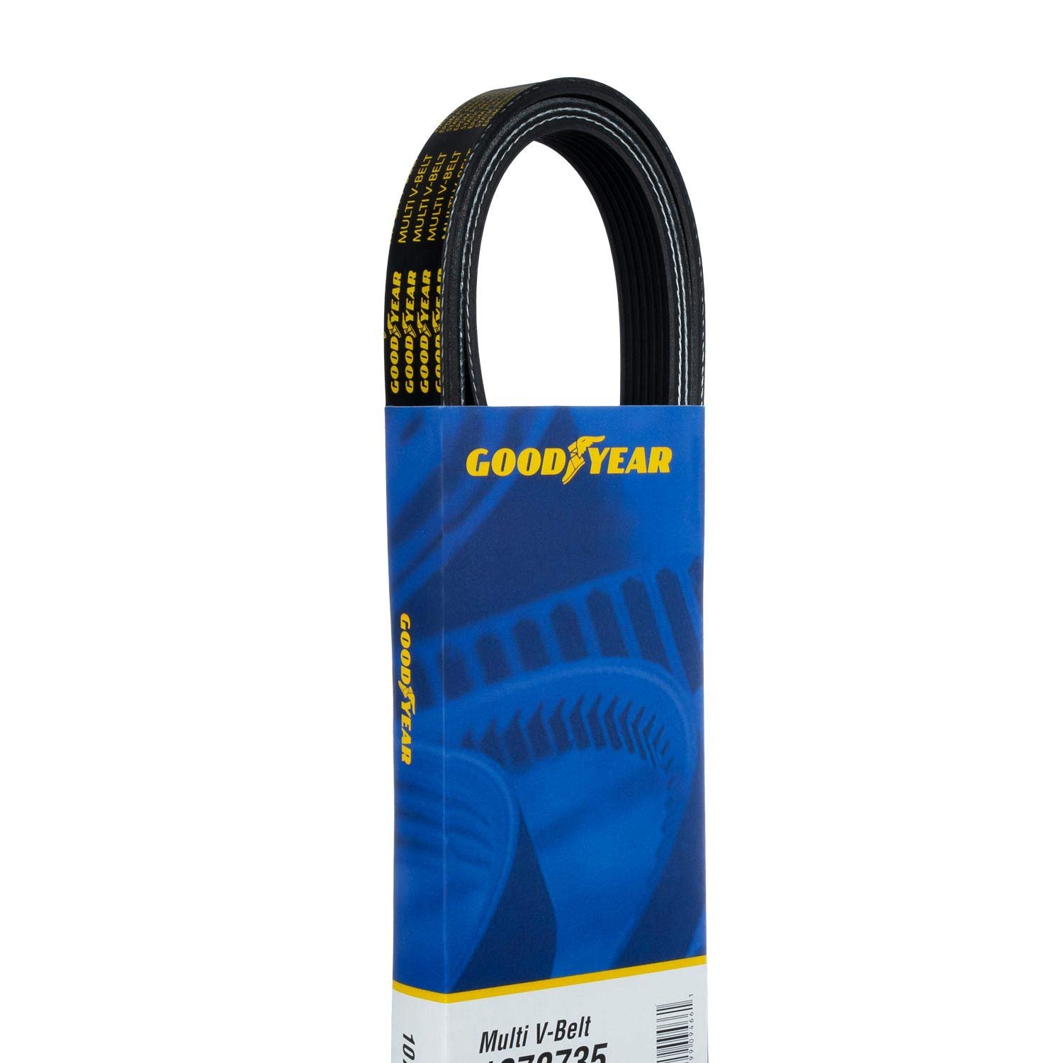 Correa de accesorios Goodyear 1070971, de 7 nervaduras, longitud de 97,1" para 2004-2019 Infiniti y Nissan 5.6L V8 5552cc