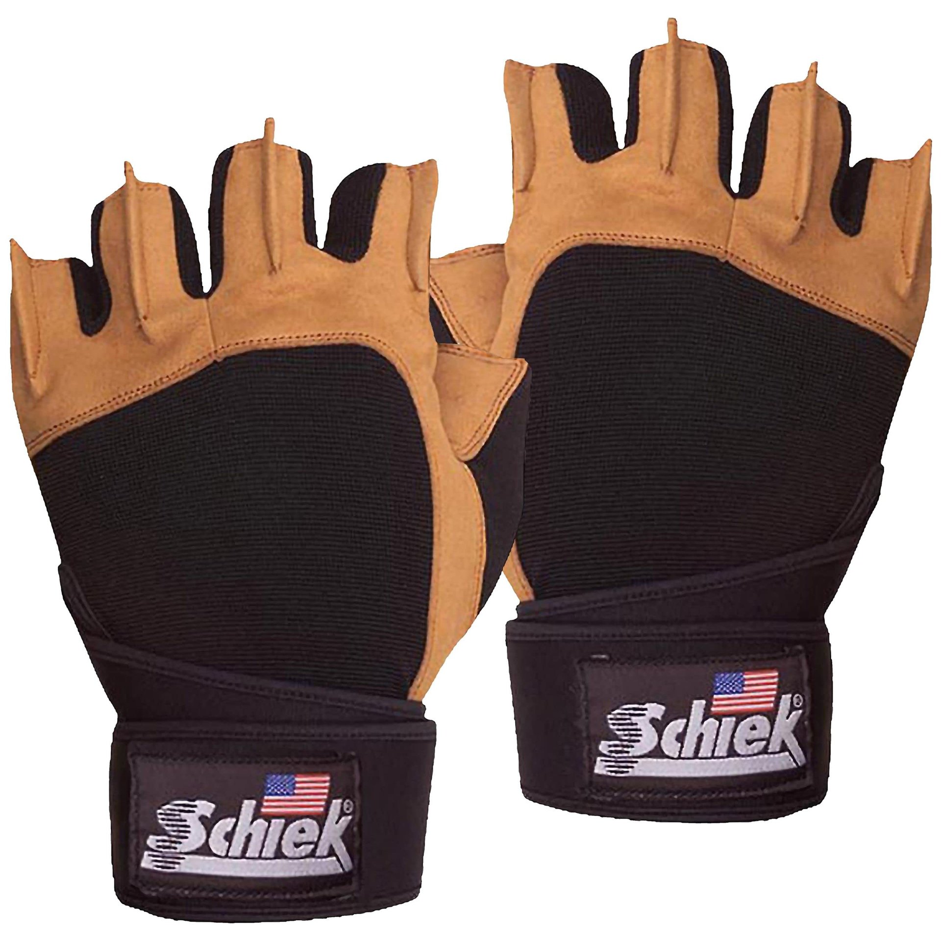 Guantes de levantamiento de pesas de la serie de potencia Model 425 de Schiek Sports - 2XL