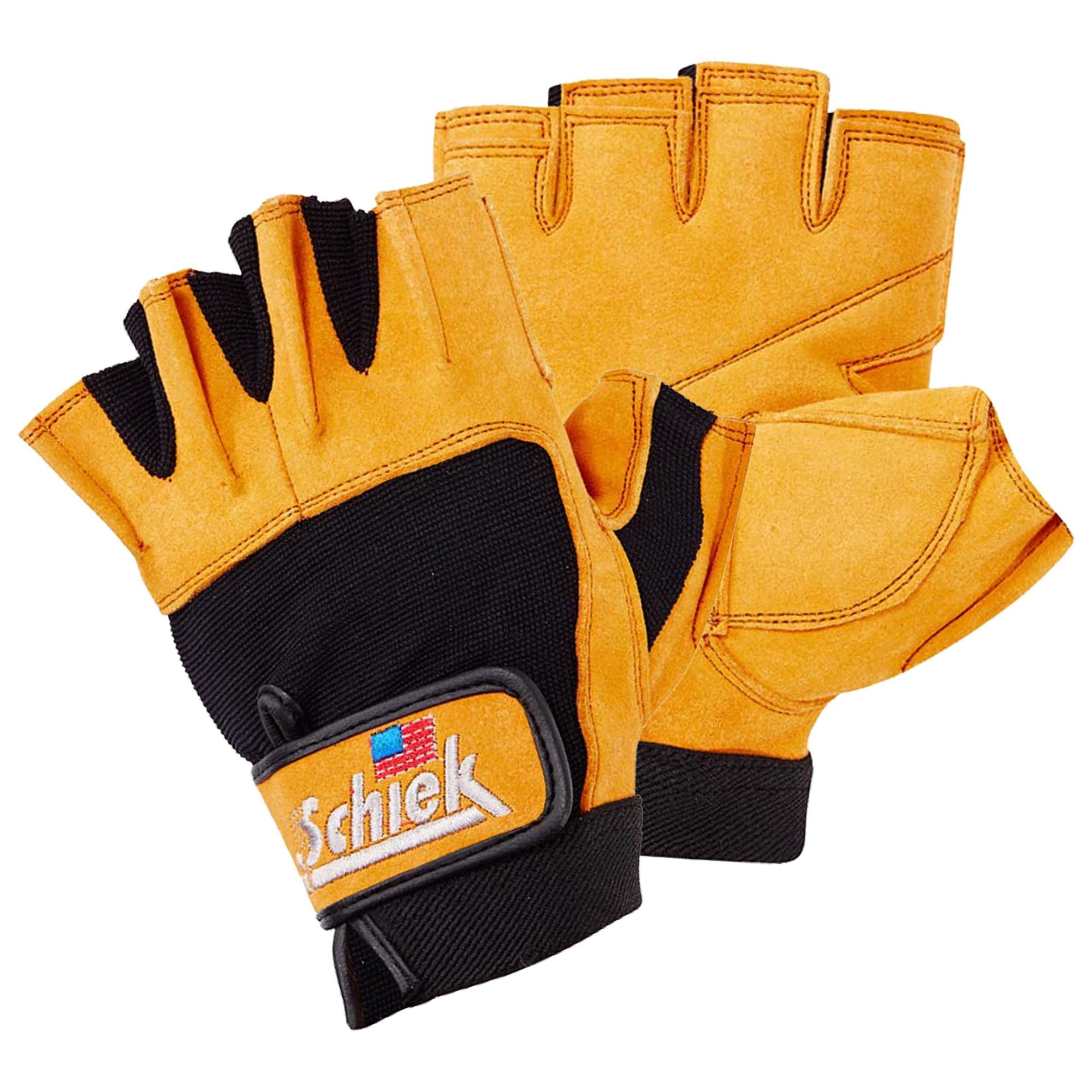 Guantes de Levantamiento de Potencia Modelo 415 de Schiek Sports Lavables a Máquina - Talla Grande