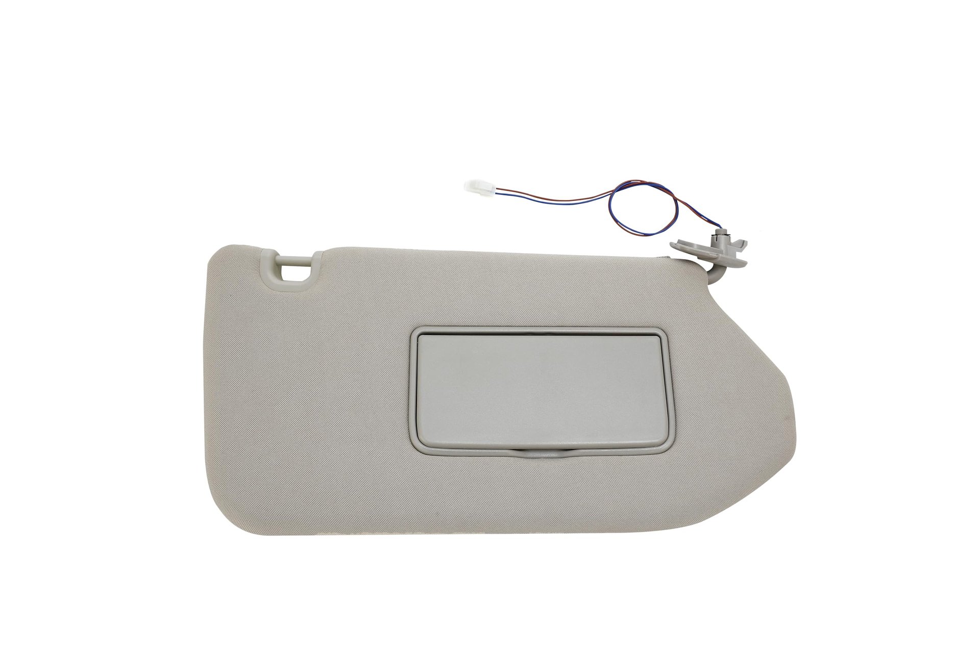 Visera del lado del pasajero Derecha Gris con Luz - Compatible con vehículos Nissan e Infiniti - Pathfinder, QX60, 2013 JX35 - Reemplaza 96400-9PB0A, 96400-3JA0A, 964003JA0A, 964009PB0A