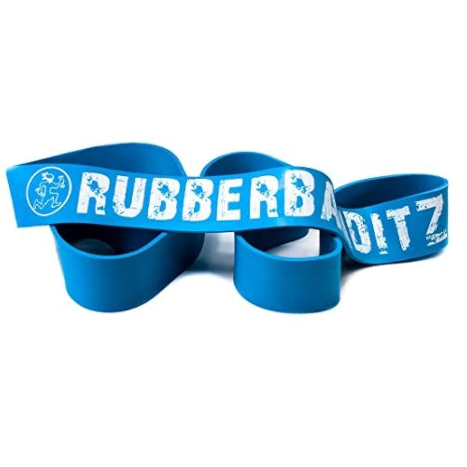 Bandas de Resistencia Rubberbanditz para Asistir en Dominadas | Bandas de Ejercicio de Bucle de Alta Resistencia para Powerlifting, Movilidad y Estiramiento | Bandas de Resistencia Amigables para Viajar para Entrenamiento | Paquete de 1 (Azul)