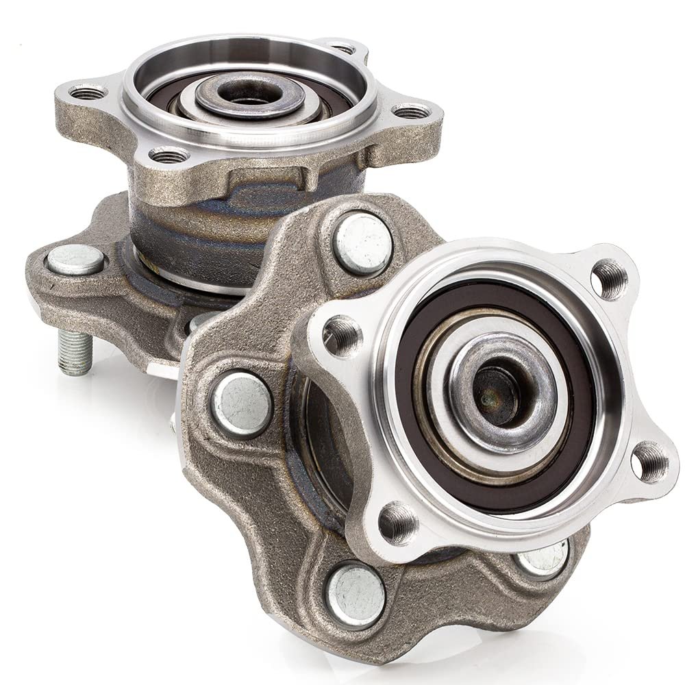 SimpliAuto 2PC 512201 Reemplazo del Cojinete del Cubo de la Rueda Trasera para Nissan Altima 2002-2006, Maxima 2004-2008 ABS, Quest 2004-2009