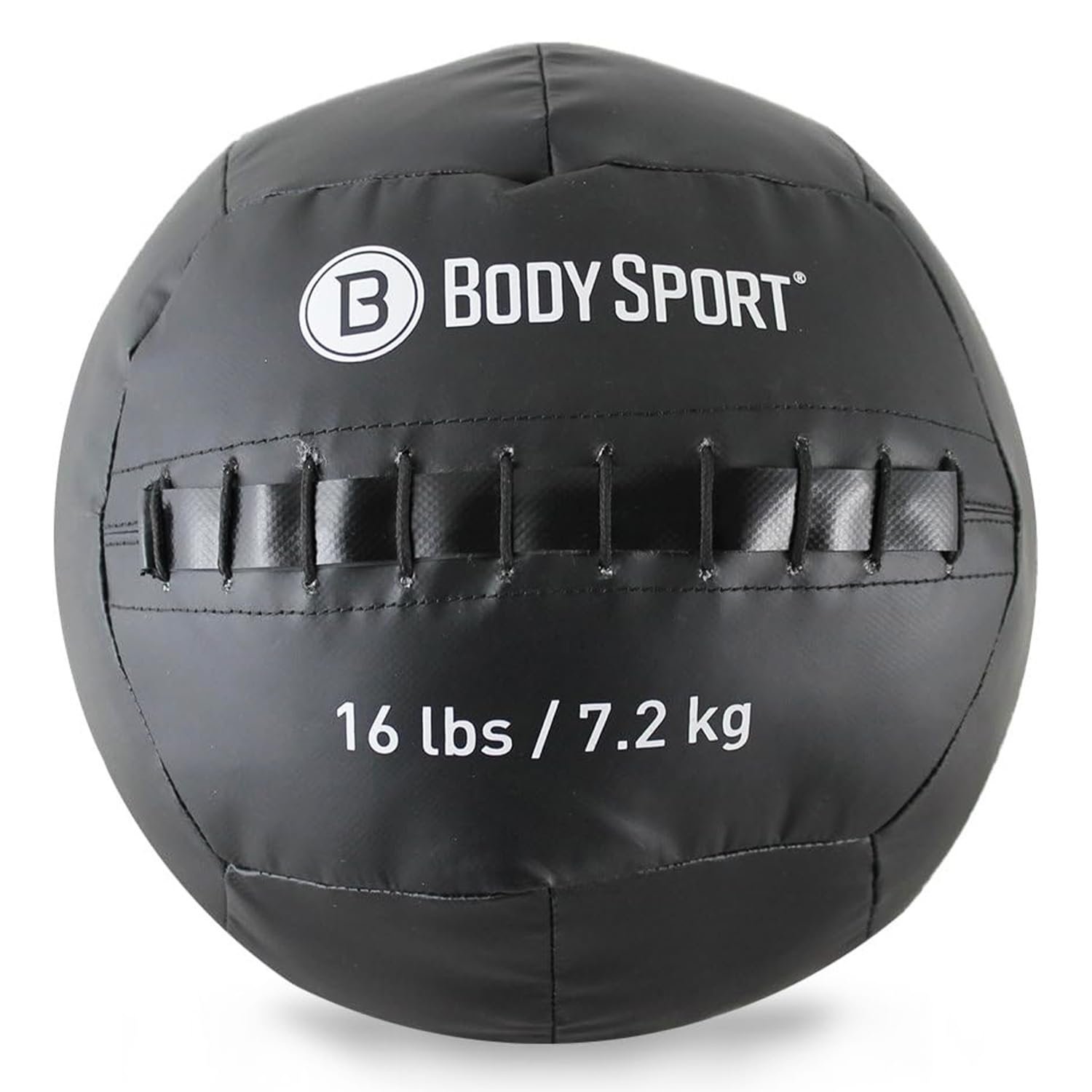 Balón Medicinal Body Sport de Pared, 16 lb. Herramienta de Fitness Resistente con Diseño Duradero - Entrenamiento de Fuerza, Ejercicios de Alto Impacto y Entrenamiento Cruzado - Ideal para Gimnasio en Casa y Uso Comercial