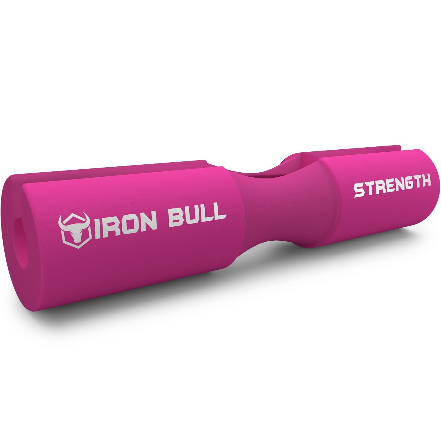 Almohadilla Avanzada para Sentadillas Iron Bull Strength - Almohadilla para Barra para Sentadillas, Lunges y Hip Thrusts - Almohadilla Protectora para Cuello y Hombros (Rosa)