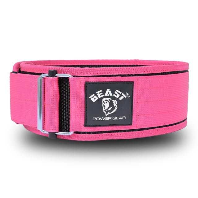 Cinturón de Entrenamiento Auto-Bloqueo para Levantamiento de Pesas para Hombres 4 Pulgadas Cinturón de Peso para Hombres con Hebilla de Metal Cinturón de Levantamiento de Pesas para Mujeres, Musculación, Powerlifting & Cinturón de Levantamiento de Pesas