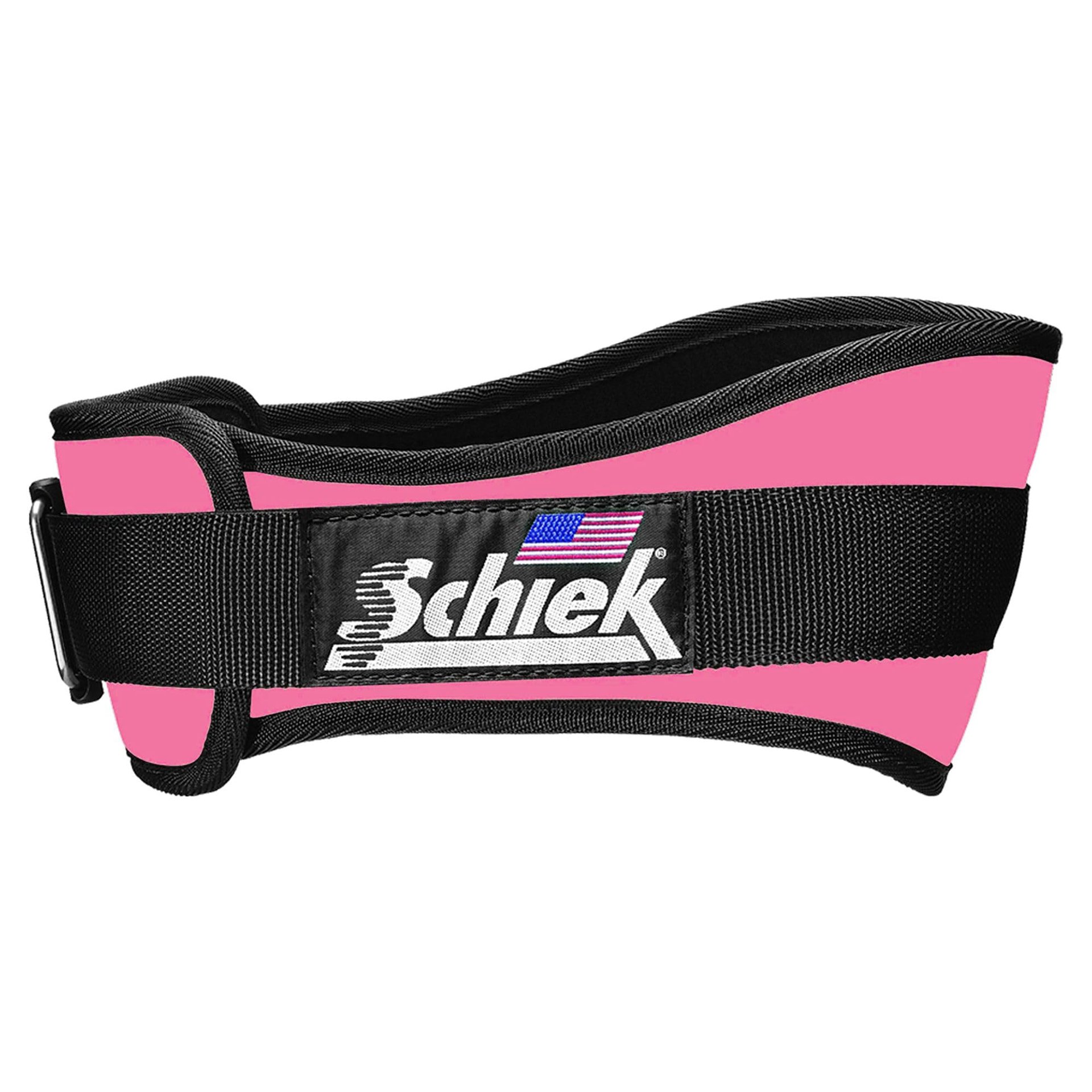 Cinturón de Levantamiento de Pesas Schiek Sports 2006 de Nylon de 6 Pulgadas - Cinturón de Soporte para Levantamiento de Potencia - Sistema de Hebilla de Un Solo Sentido Duradero
