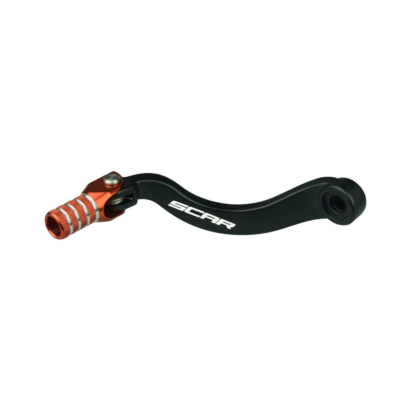 Palanca de cambio plegable SCAR para KTM 690 Duke Enduro R Supermoto SMC R 08-25 - Naranja