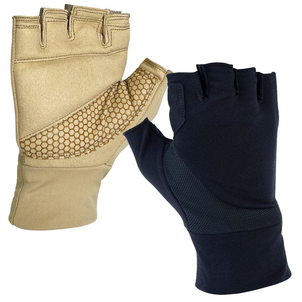 Guantes de Color Guard Five6 Seven8 por Director's Showcase (DSI) (Extra Grande, Beige)