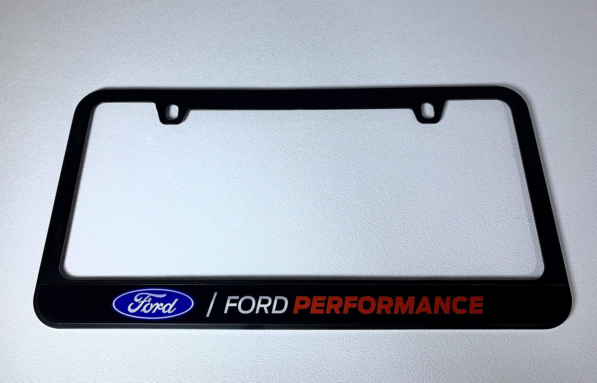 Marco de matrícula Eurosport Daytona negro - Rendimiento de Ford L/W UV Direct en acrílico negro
