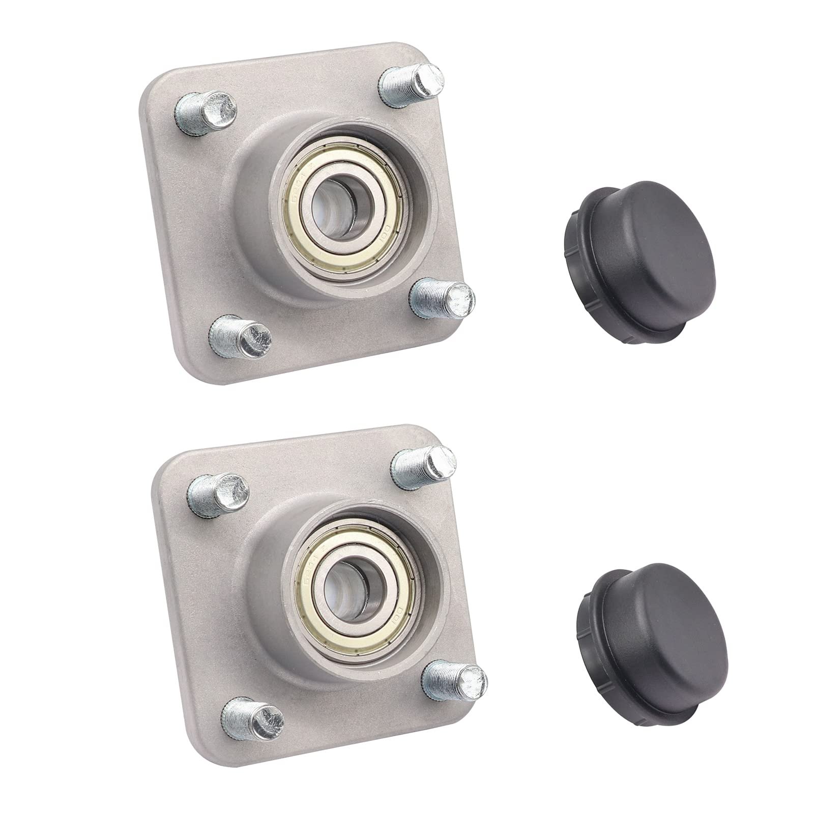 Ensamblaje del Cubo de Rueda Delantera para Carro de Golf Drive-up con Rodamientos para Club Car Precedent DS 2003 y Superiores & Tempo 2018 y Superiores, Reemplaza OEM 102357701