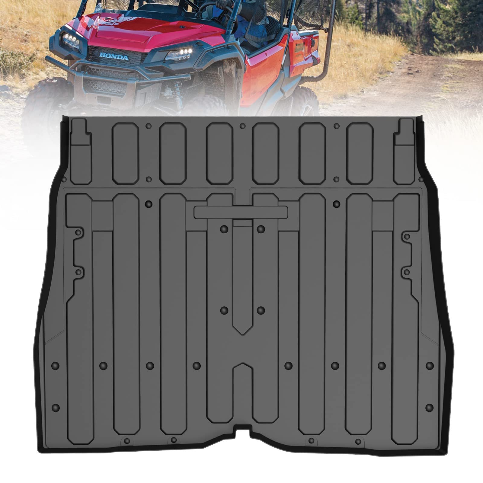 A&UTV PRO Honda Pioneer 2016-2020 1000-5 Bed Mat Liner,SXS M5 Bed Liner
