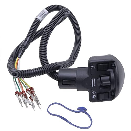 Manija del interruptor auxiliar derecho Solarhome 6680418 compatible con Bobcat 751 753 763 773 863 864 S130 S150 S160 S175 S185 S205 S220 S300 S330 T140 T180 T190 T200 T250 T300 T320 T770