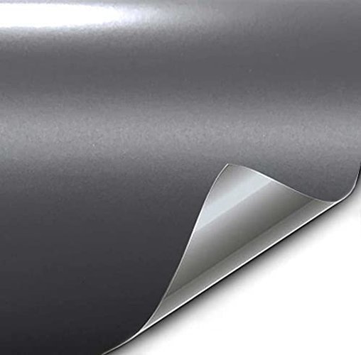 Película de Vinilo Premium VViViD+ (10 pies x 5 pies, Gris Antracita Mate)