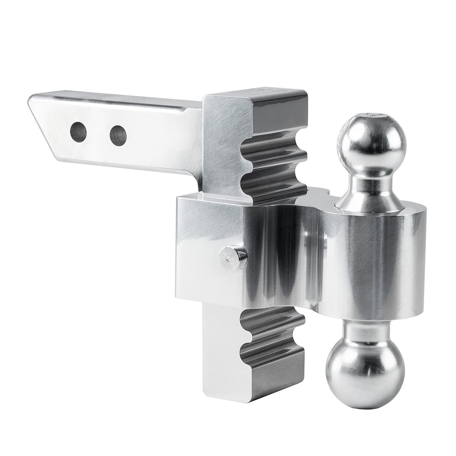 ANDERSEN HITCHES | Rápido Enganche | Mejor Soporte de Bola Ajustable | 6" de Bajada/ Altura, 2 - 2-5/16" Placa de Acero de Bola Doble | Se Adapta a Receptor de 2" | 3410