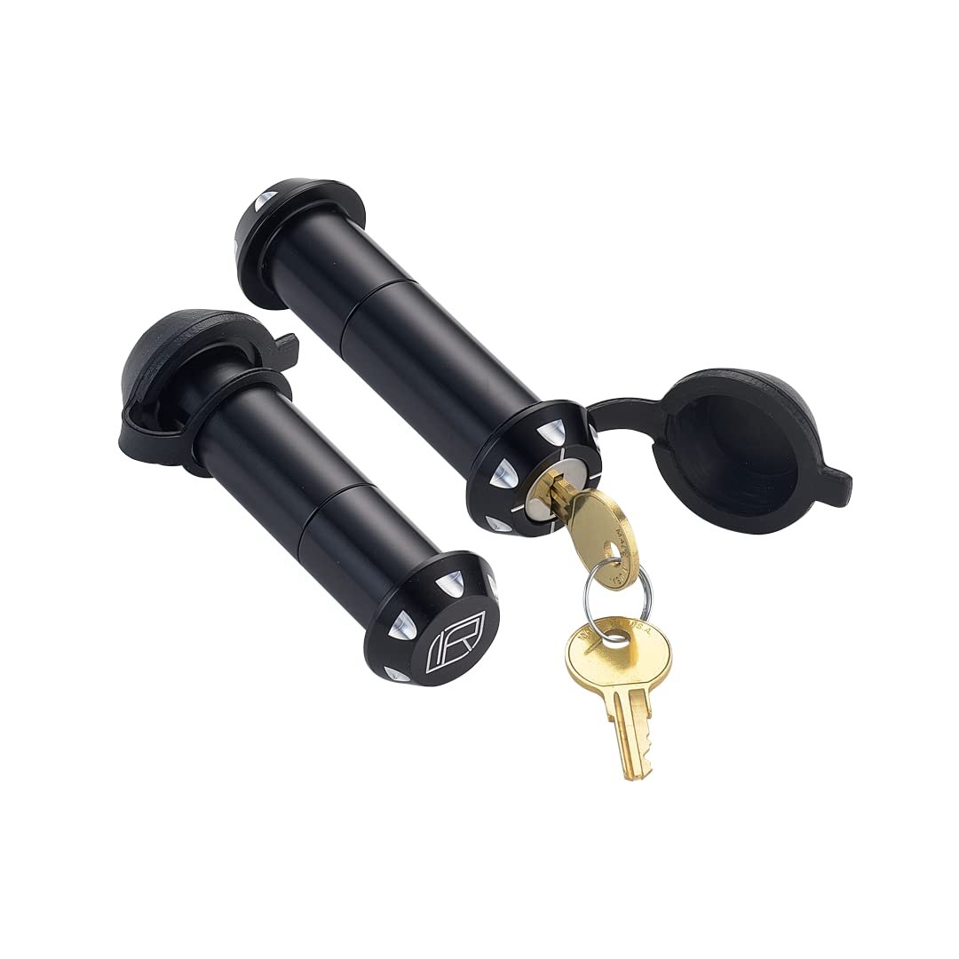 InfiniteRule Security 61524 | 2 Pack, Llaves Iguales, Ganchos para Monster Hooks Swivel & HammerHead - Aluminio Anodizado Negro - NO SE AJUSTA A OTROS GANCHOS Y GRILLETES