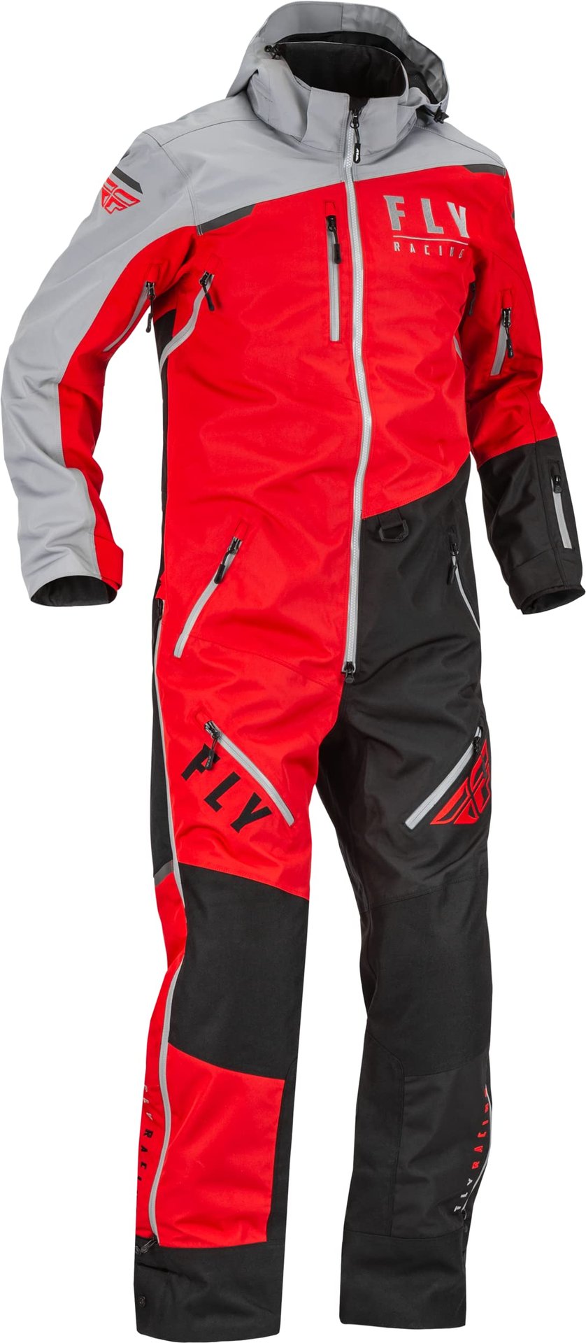 Monosuit Cobalt Shell 2023 de Fly Racing (Rojo/Gris, Mediano)
