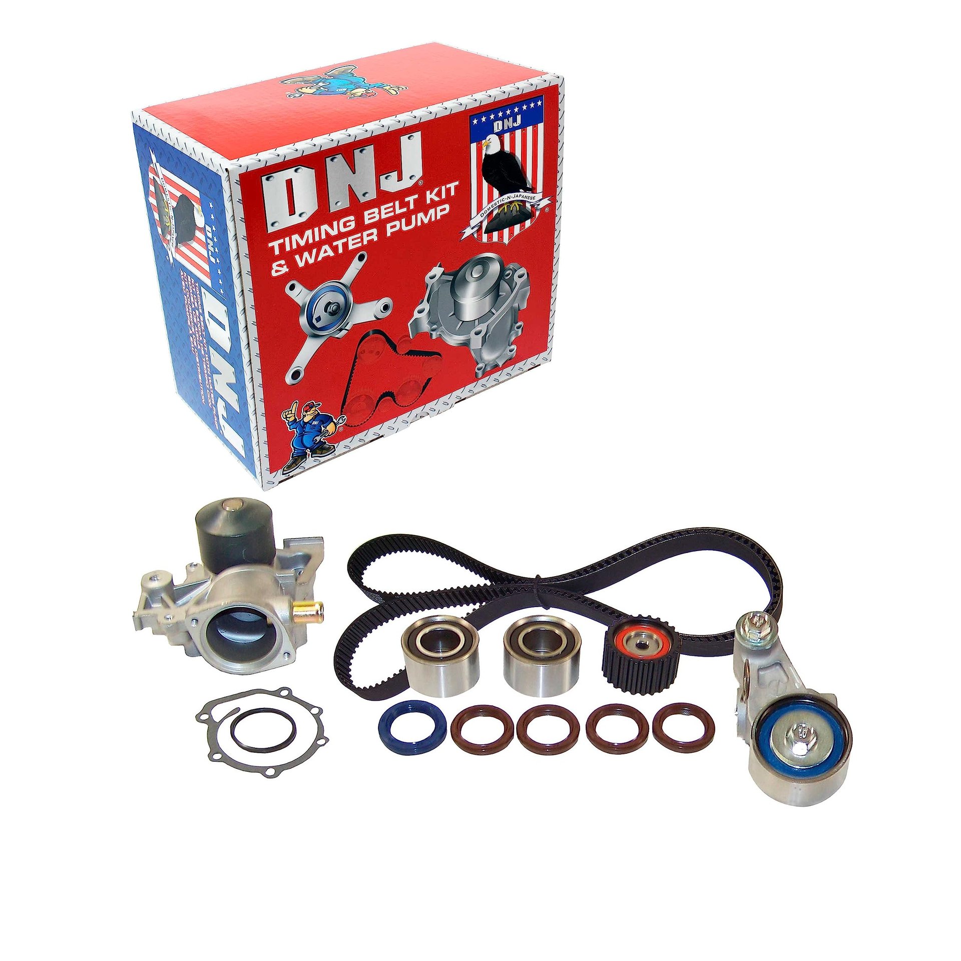 Kit de correa de tiempo DNJ TBK710AWP con bomba de agua para 1998-1999 / Subaru/Forester, Impreza, Legacy / 2.5L / DOHC / H4 / 16V / 2458cc / EJ25D