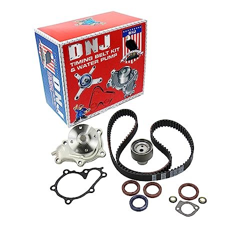 Kit de correa de distribución con bomba de agua DNJ TBK634DWP para Nissan D21, Pickup 1994-1995 3.0L SOHC V6 12V 181cid VG30E