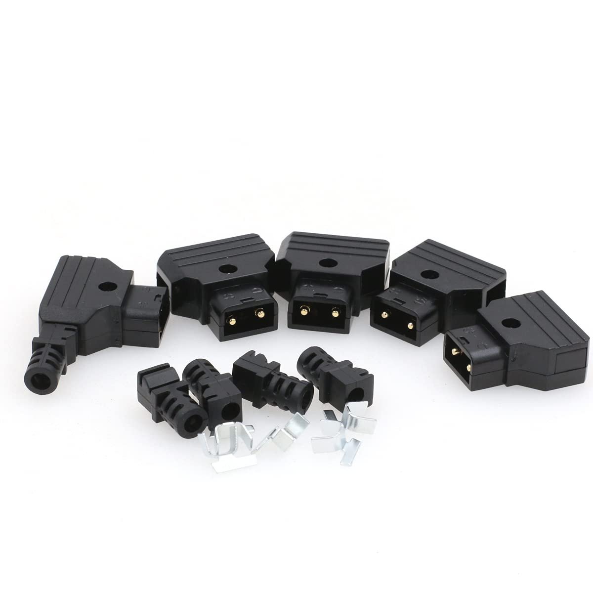 DRRI 5 pzas D-Tap macho para cable de alimentación