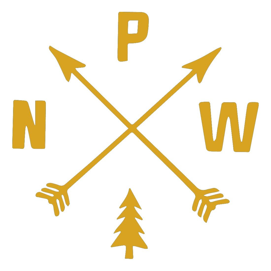 NBFU Pacific Northwest PNW — Vinil Metal Dorado (Set 2)