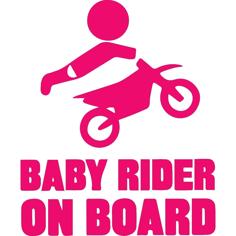 NBFU Baby Rider On Board 1 (Rosa) - Set de 2