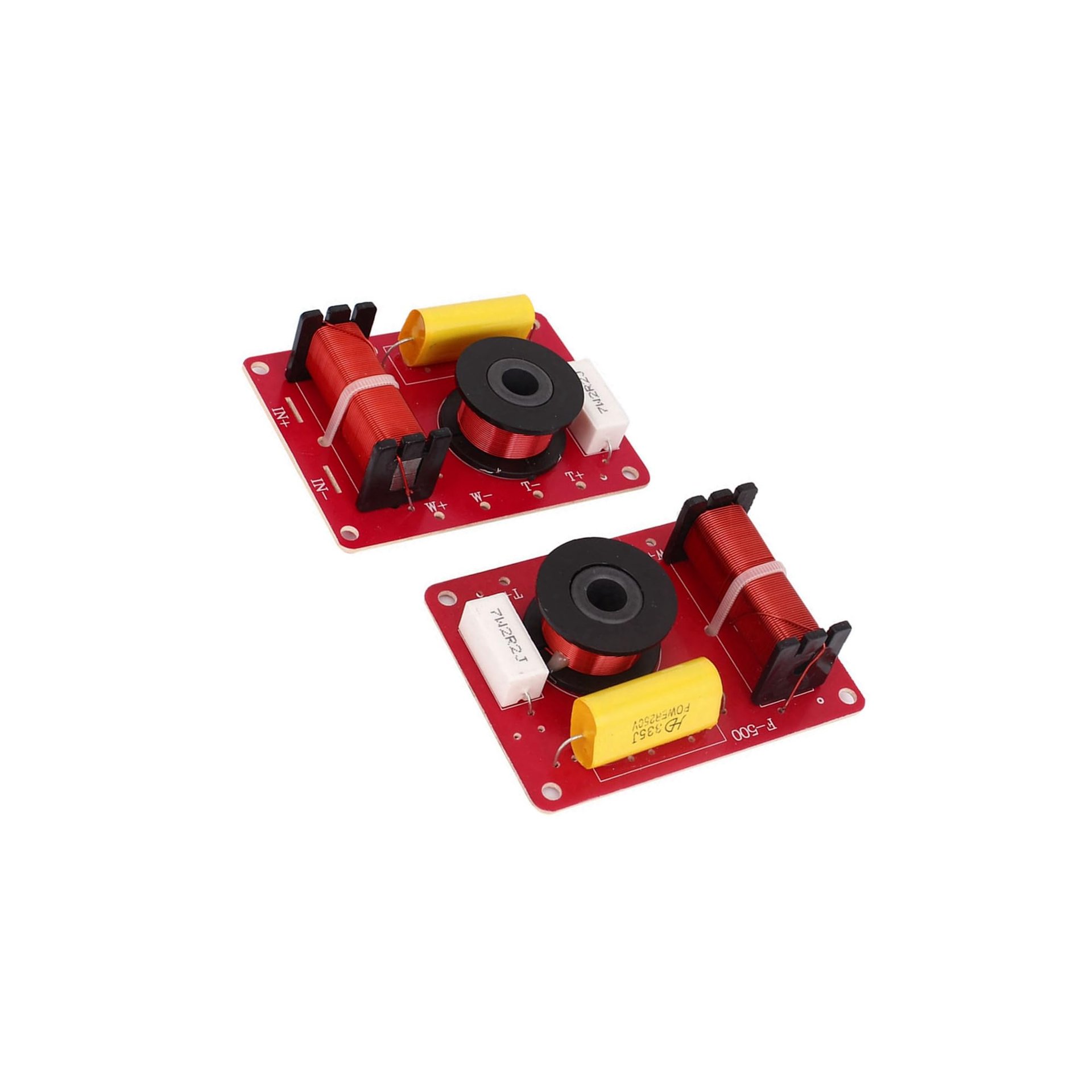 VekAuto 2 piezas Crossover 2 vías 100W para bocinas