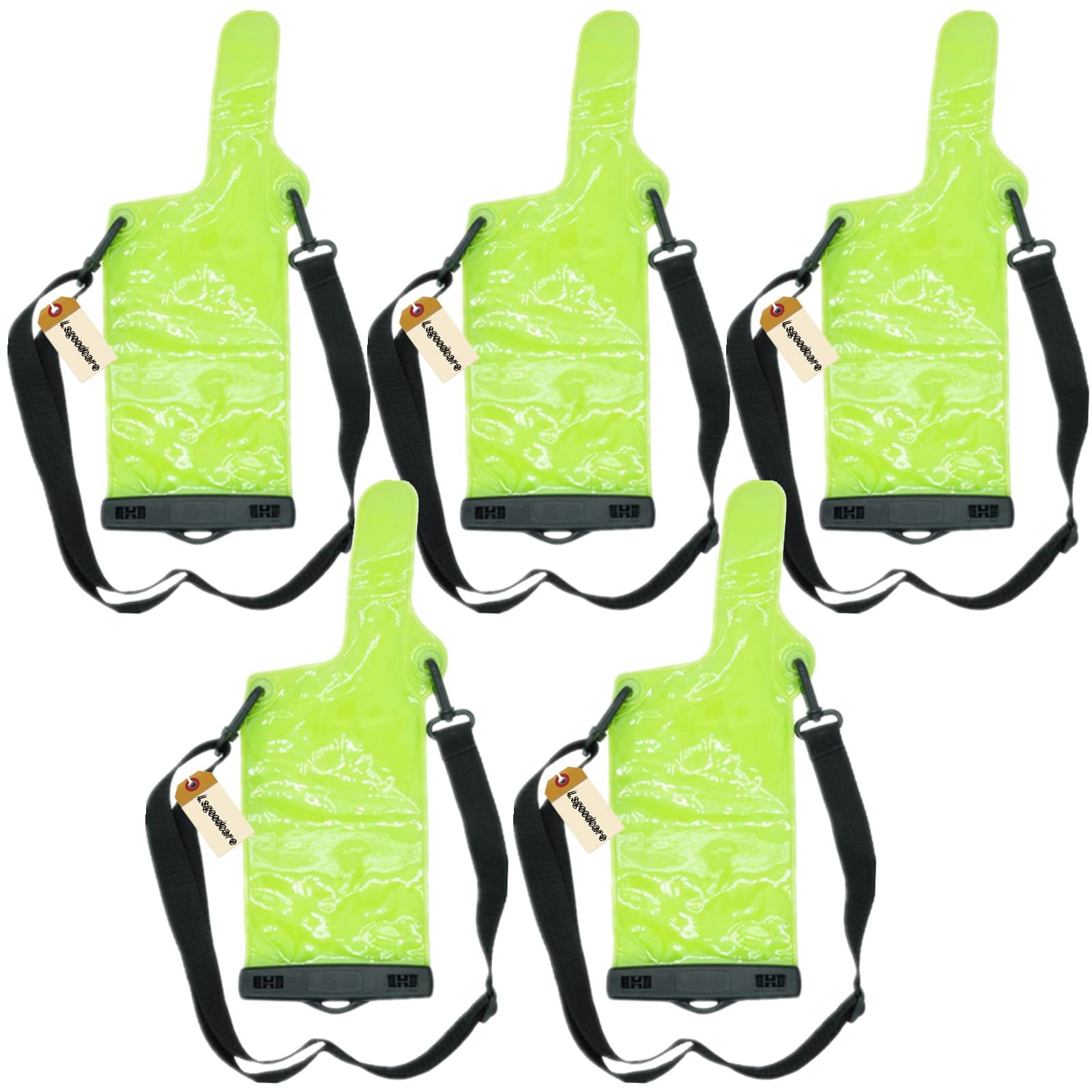 Lsgoodcare 5 pzas Funda impermeable para walkie-talkie