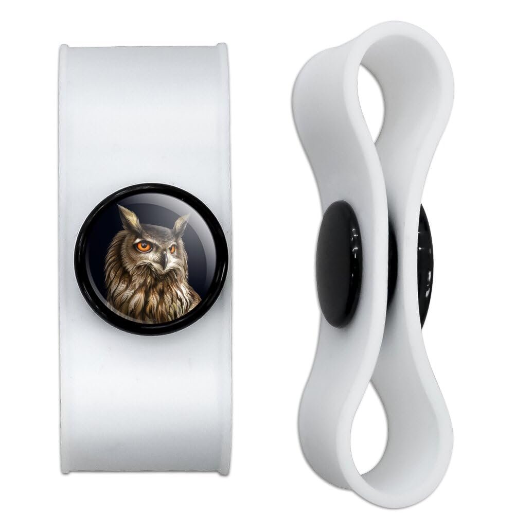 Organizador de cables Owl (set de 2) – Blanco
