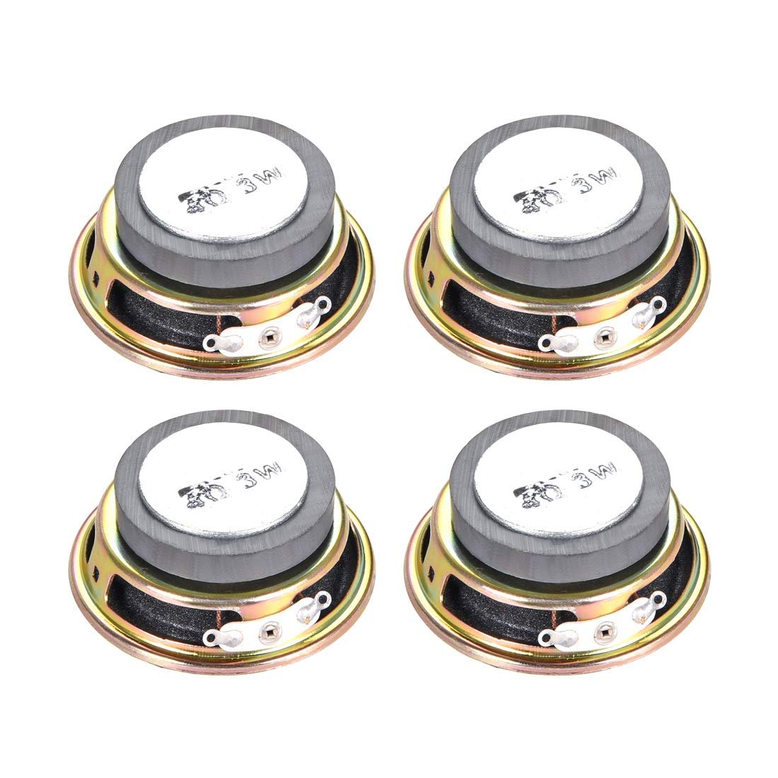 uxcell Altavoz 3W 4Ω 50 mm (4 pzas)