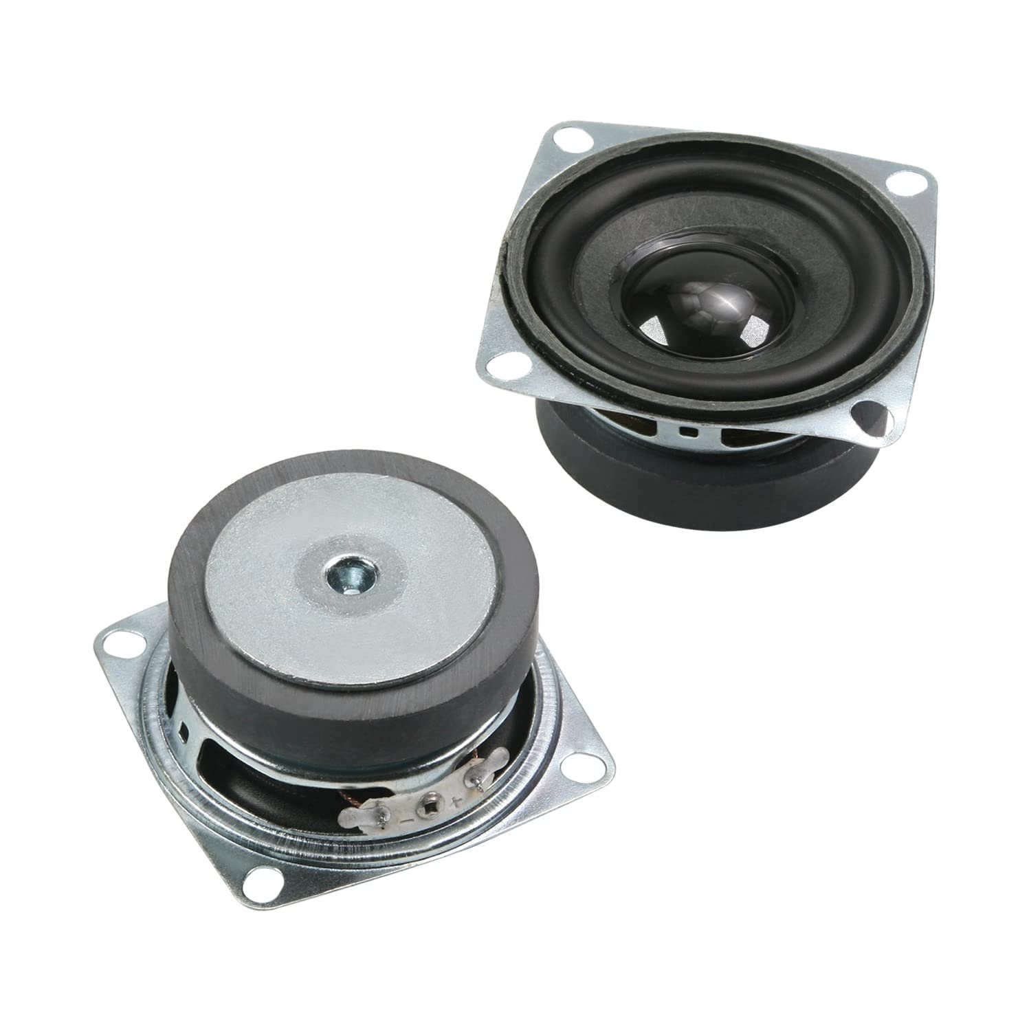 Fielect 4 piezas Bocina magnética 3W 4Ω 52 mm