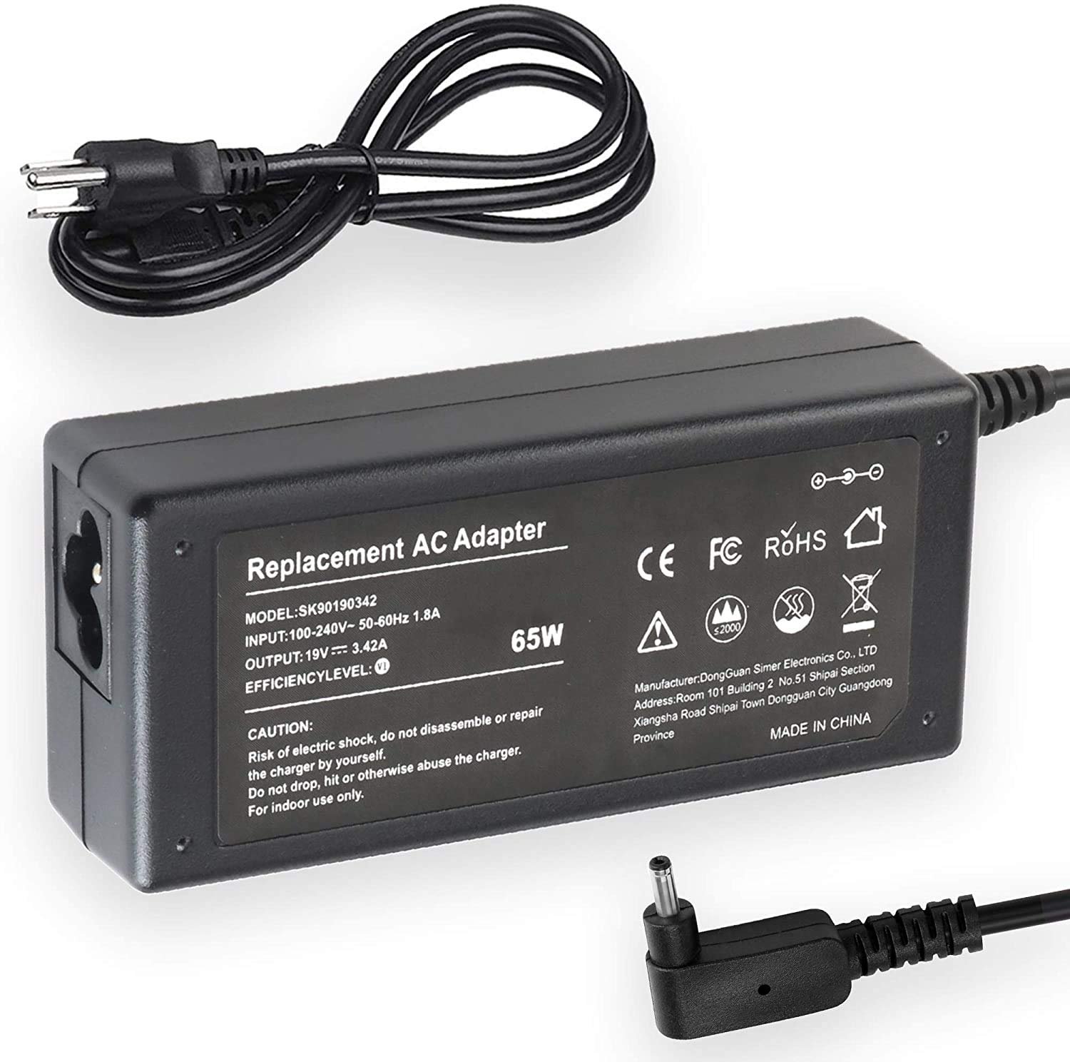 Adaptador AC para Acer Chromebook R11 CB5-132T-C9KK