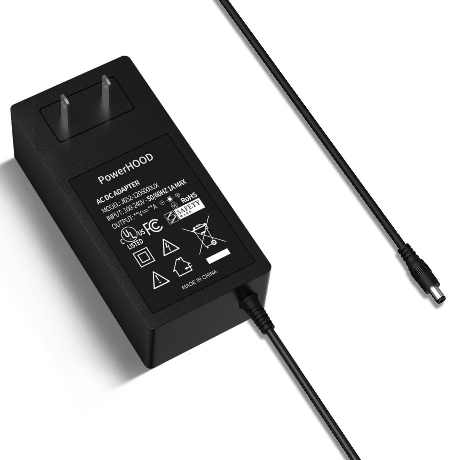 PowerHOOD Adaptador 12V UL para portátil 14.1–15.6"