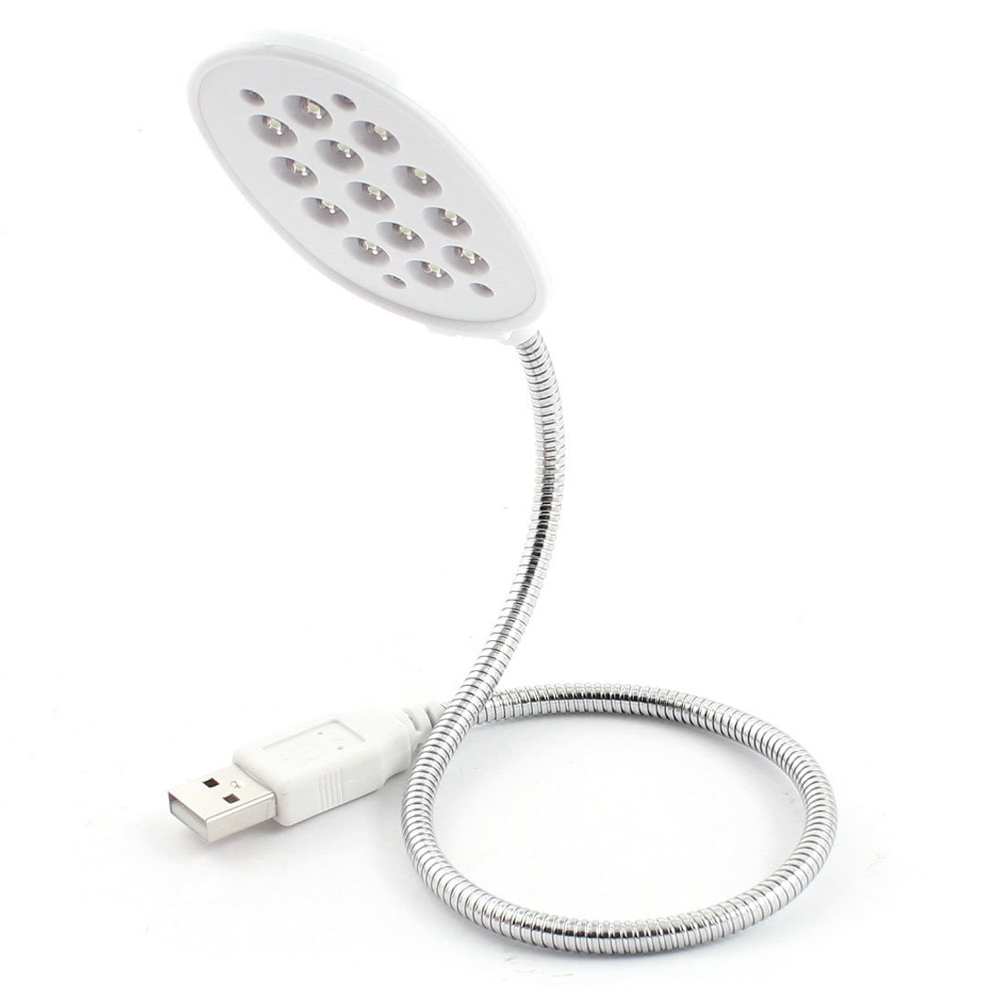 Ruilogod Lámpara USB 2.0 flexible 13 LED luz blanca
