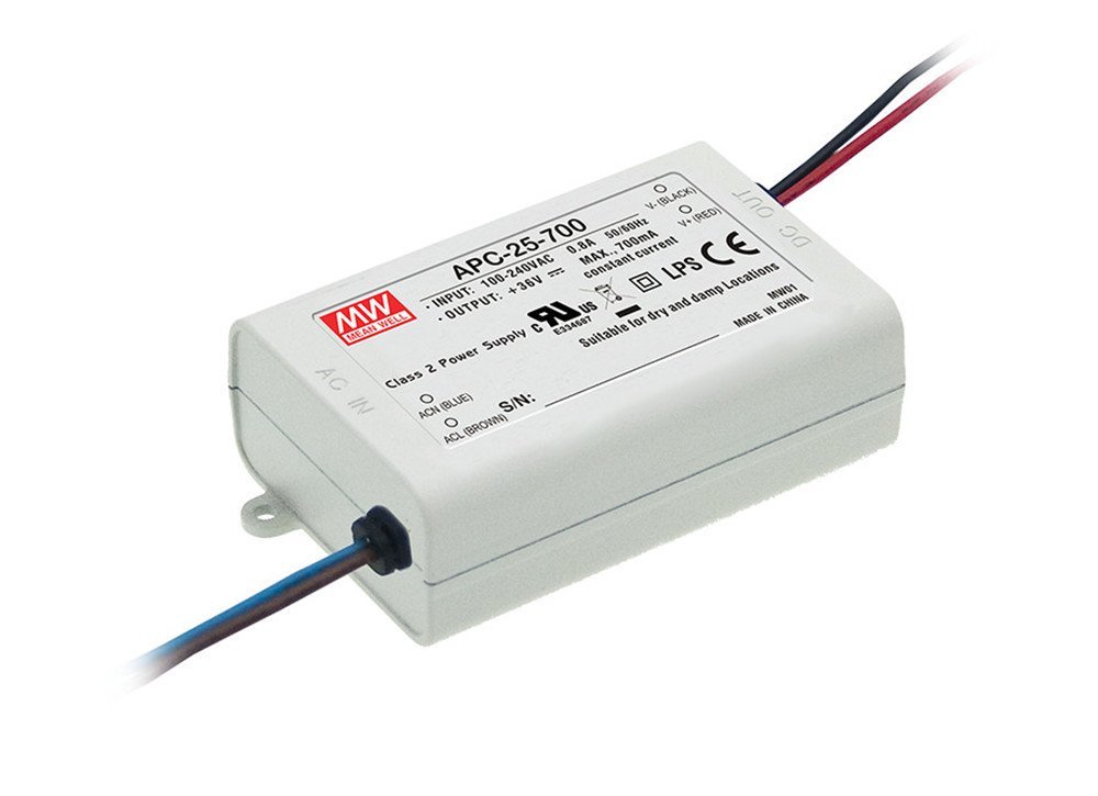 PowerNex Mean Well APC-25-1050 Fuente LED 24V 25W