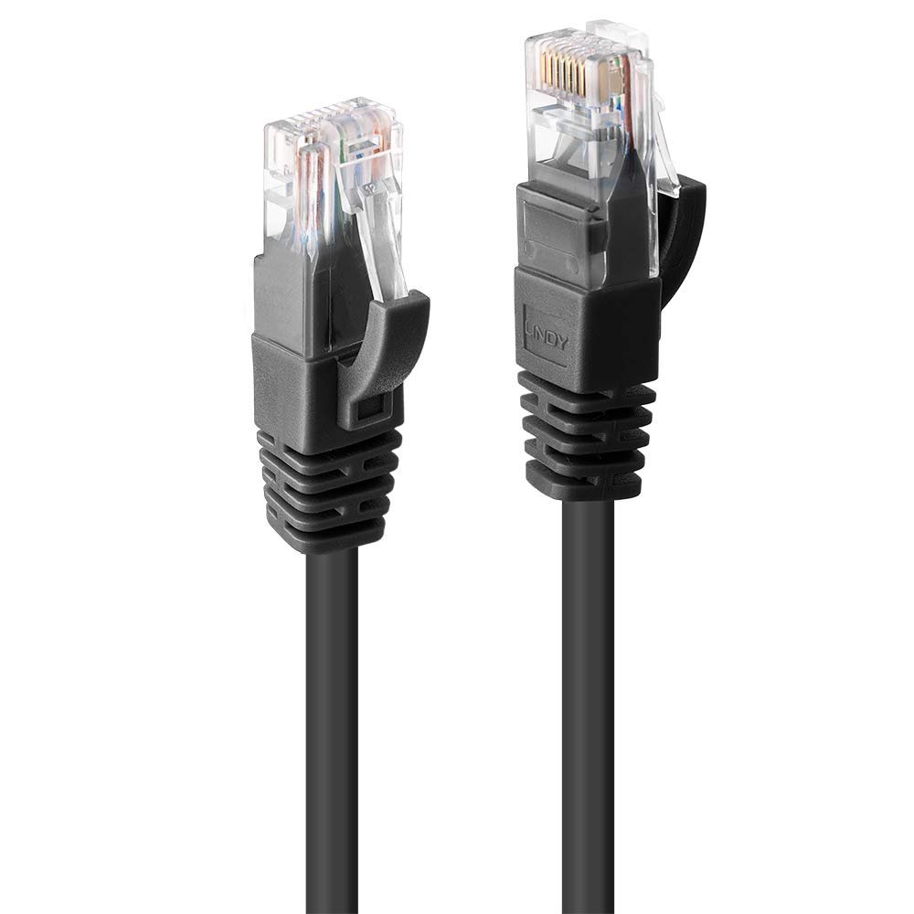 LINDY Cable Ethernet Cat6 U/UTP 5 m - Negro