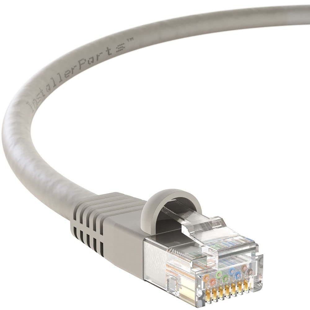 InstallerParts Cable Cat6 UTP 2 ft Gris - Paq. 10