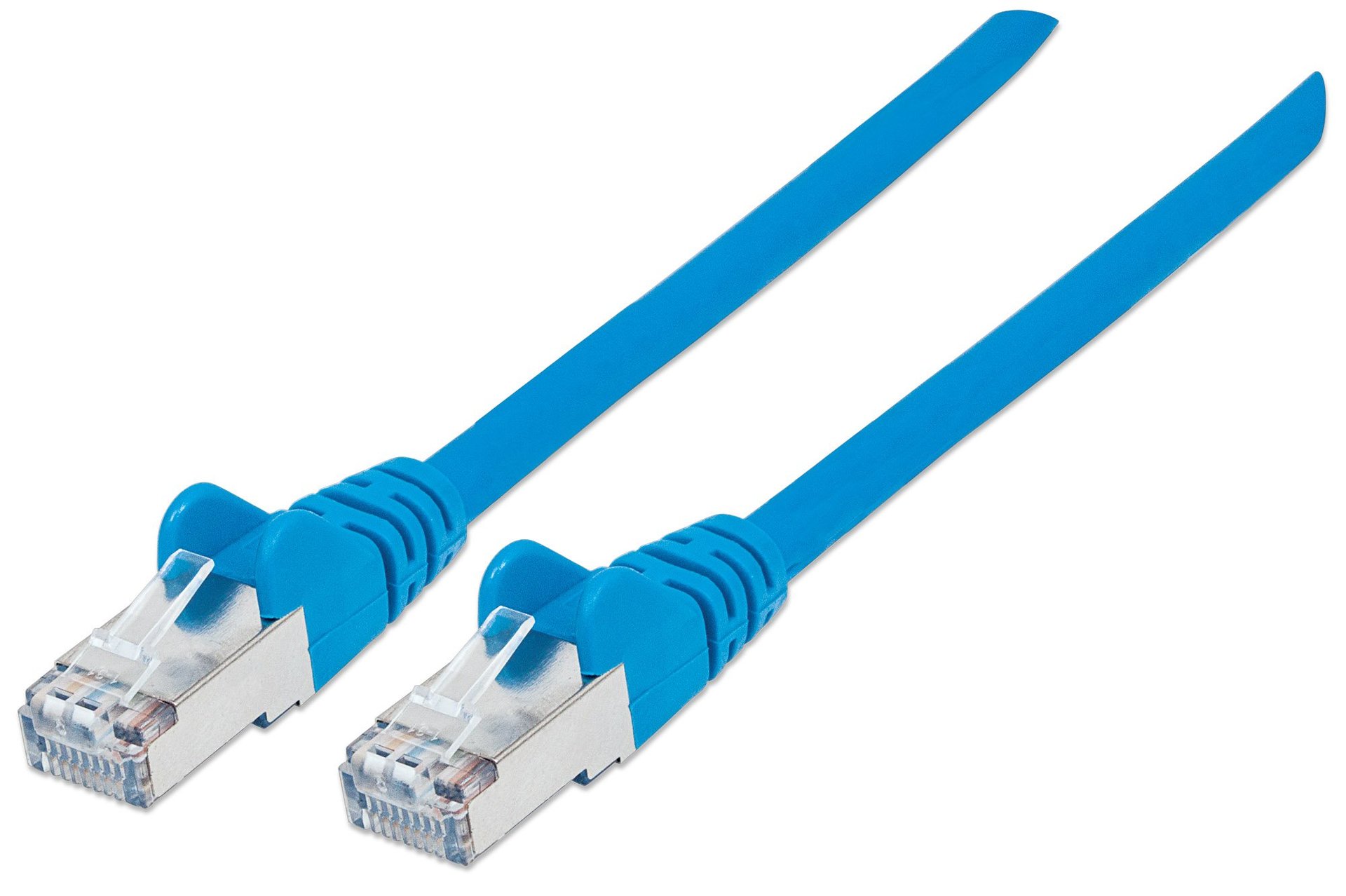 Cable de red Intellinet Cat6 0.25 m - Azul