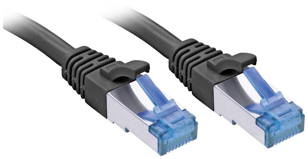 LINDY 47414 Cable Ethernet Cat6a Negro