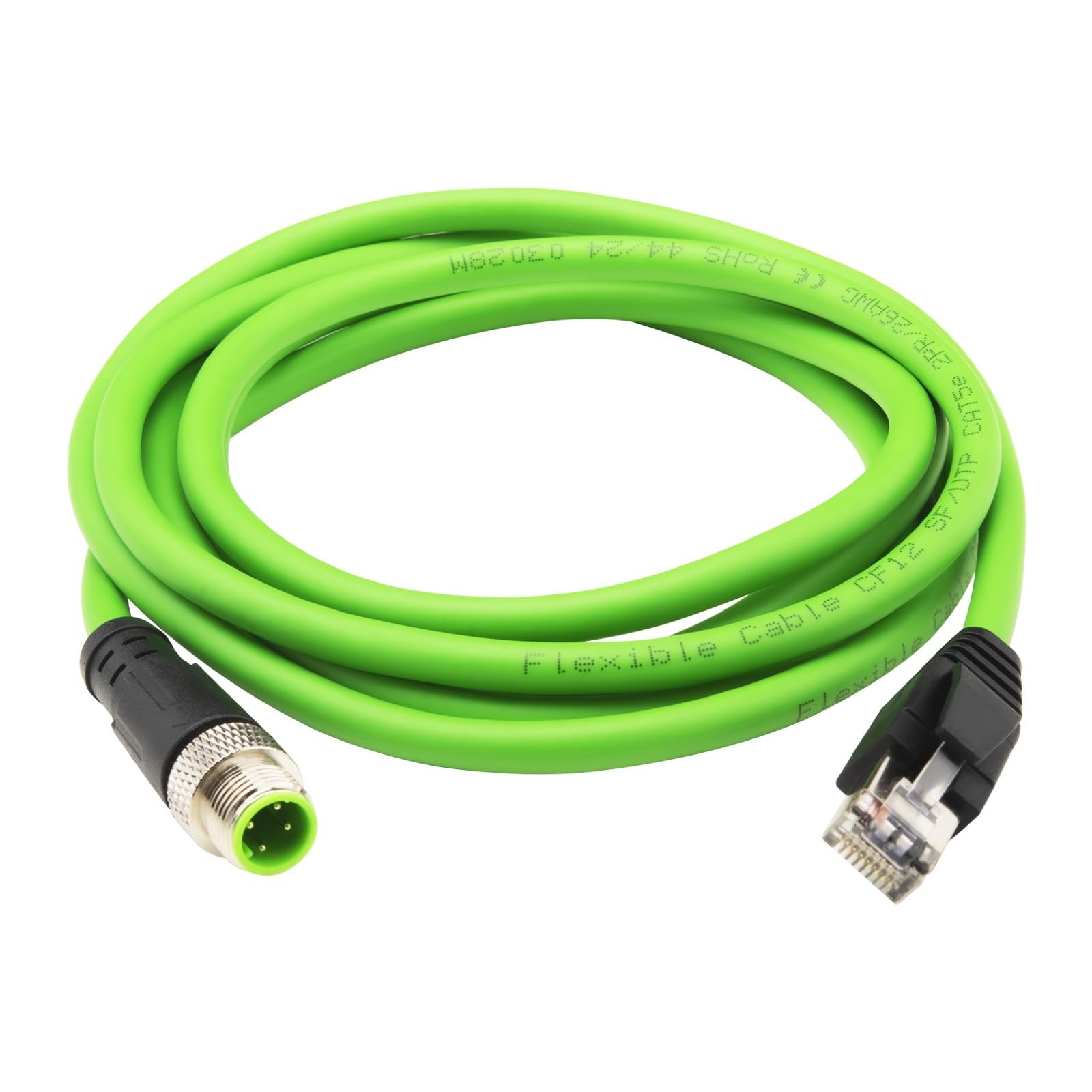 Lonlonty M12 a RJ45 Cat5e Blindado 6.6ft