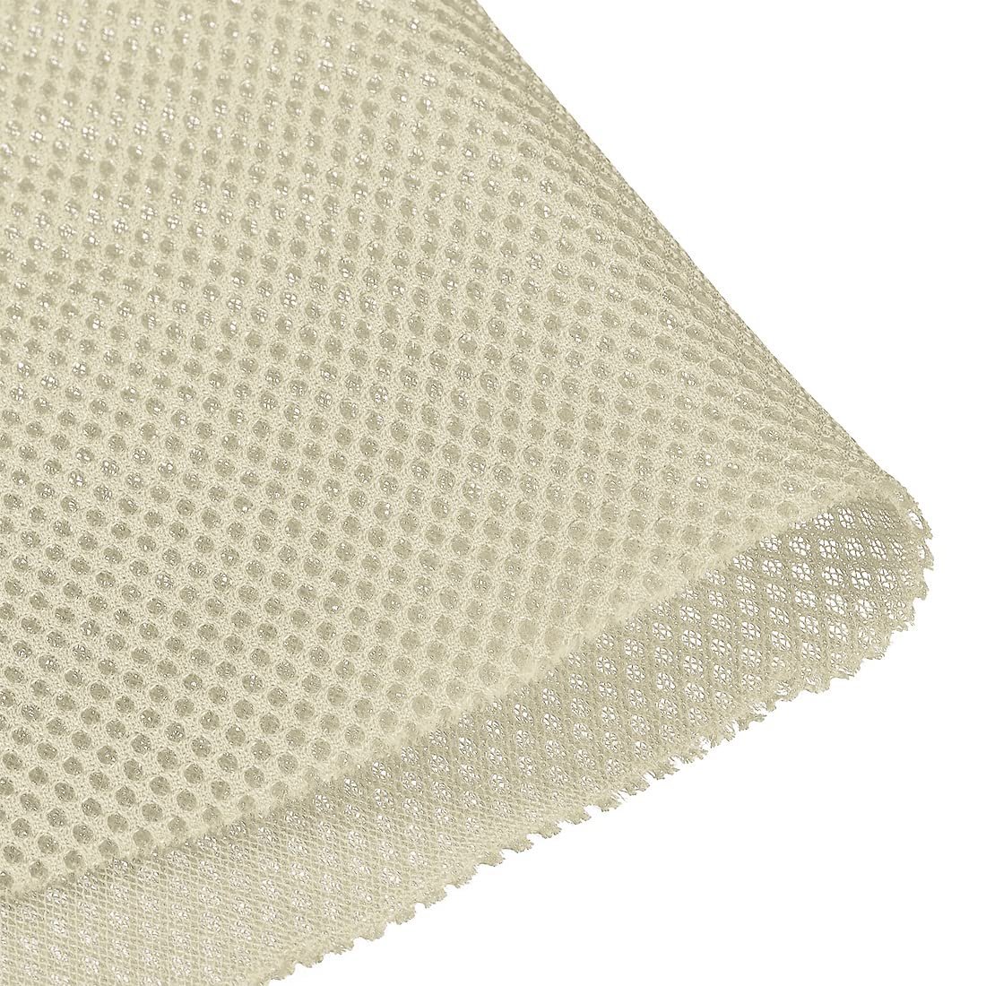 uxcell Tela Rejilla para Bocina Beige 1x1.45 m