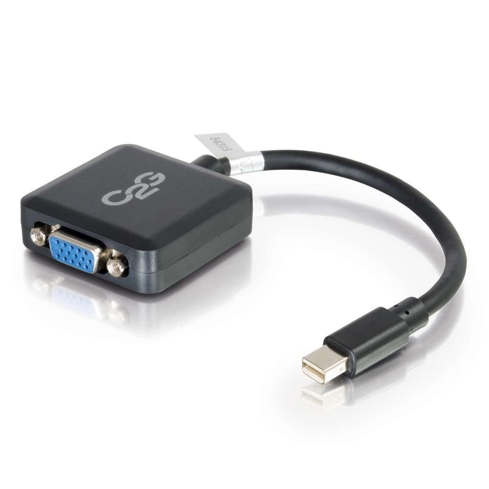 C2G Adaptador Mini DisplayPort a VGA, 8 in (54315)