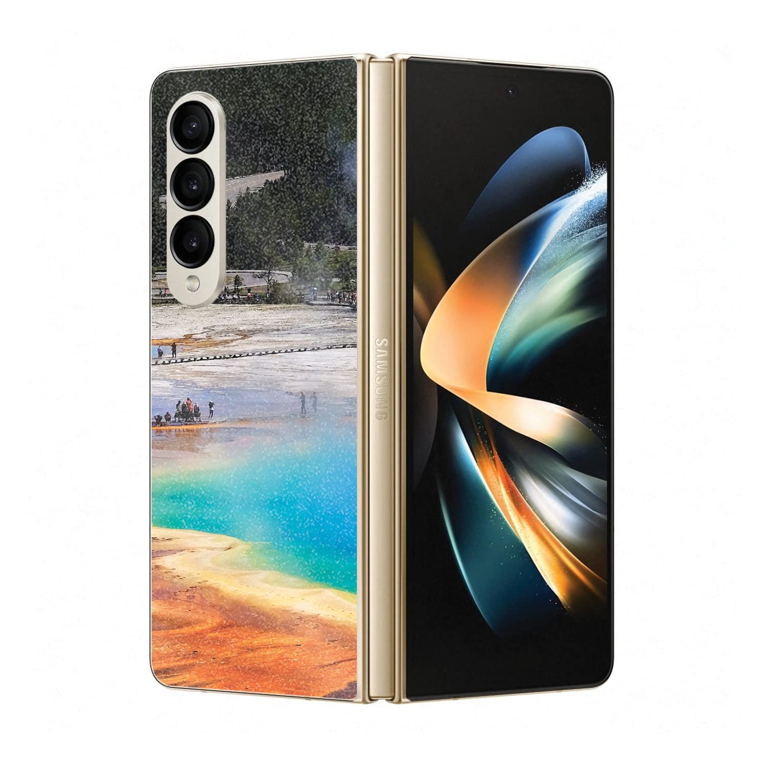 MightySkins skin brillante con glitter para Galaxy Z Fold 4